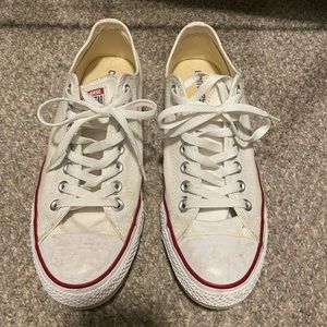 Converse chuck taylor all star white low tops